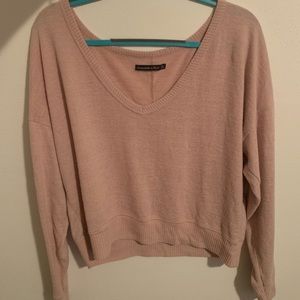 An Abercrombie soft sweater.